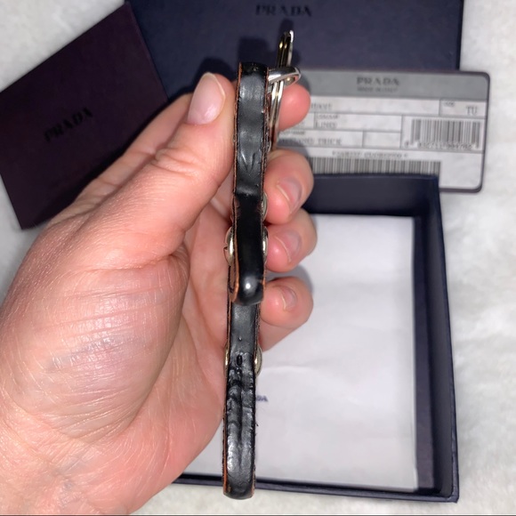 PRADA Saffiano Leather Purse/Key Charm - Picture 9 of 16